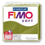 ΠΗΛΟΣ FIMO SOFT STAEDTLER (31 ΧΡΩΜΑΤΑ) 57gr - olive-green - 57gr