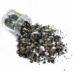 ΧΡΥΣΟΣΚΟΝΕΣ CHUNKY GLITTER (19 ΧΡΩΜΑΤΑ) 40ml - black-silver - 40ml