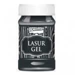 ΧΡΩΜΑΤΑ LASUR GEL PENTART (10 ΧΡΩΜΑΤΑ) 100ml - ebony - 100ml