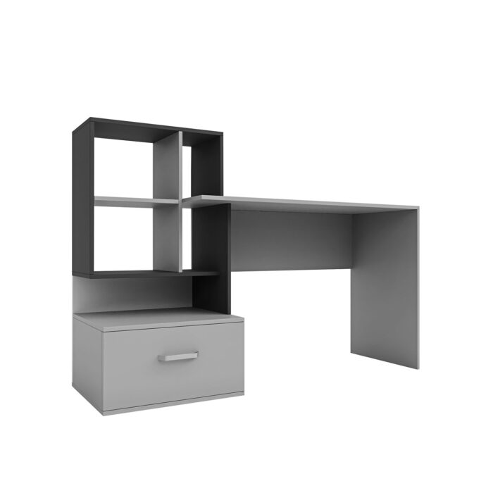 Γραφείο Viola Γκρι-Ανθρακί 149x48x105cm - Image 1