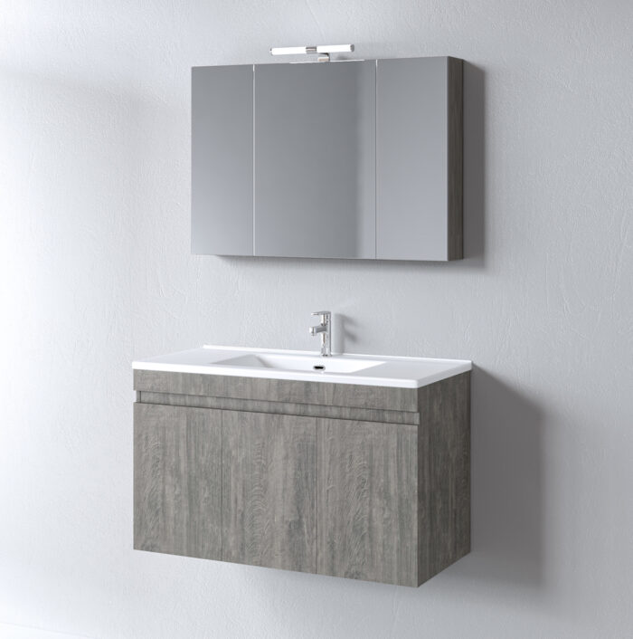 Σετ Έπιπλο Μπάνιου OMEGA Berlin 100 9SOM100BER Πάγκο 97x44x60cm - Image 2