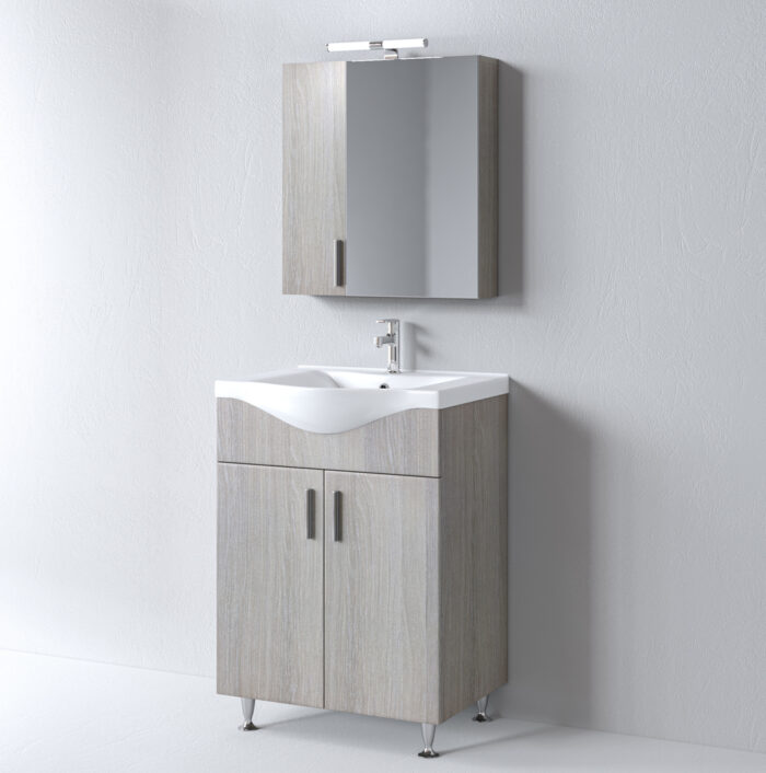 Σετ Έπιπλο Μπάνιου SIENA HARMONY NEW 65 9SSI065HN0W - Image 2