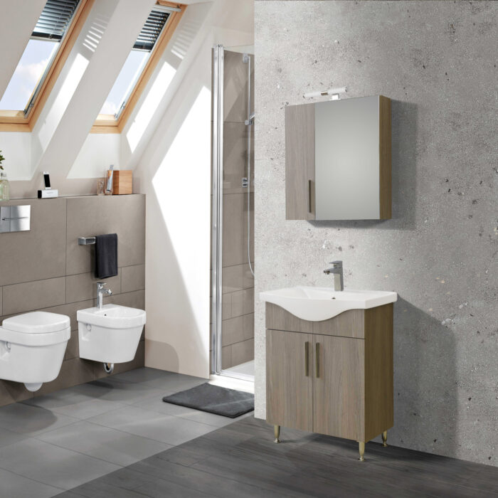 Σετ Έπιπλο Μπάνιου SIENA HARMONY NEW 65 9SSI065HN0W - Image 4