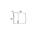 Σετ Έπιπλο Μπάνιου SIENA HARMONY NEW 65 9SSI065HN0W - Image 9