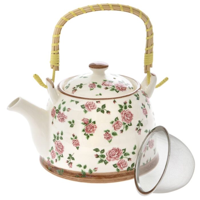 70409 ΚΕΡΑΜΙΚΗ ΤΣΑΓΙΕΡΑ 18Χ13Χ12 ΜΕ ΛΟΥΛΟΥΔΙΑ - Image 1