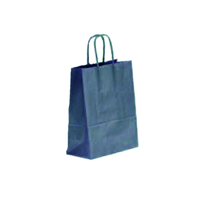 ΜΠΛΕ ΣΑΚΟΥΛΑ  30x42x12EK ΣΤΡΙΦΤΟ ΧΕΡΙ - Image 1