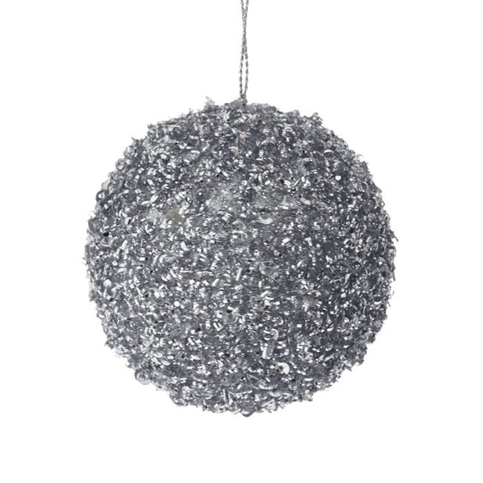 83482 ΑΣΗΜΙ GLITTER FOAM ΜΠΑΛΑ 6ΕΚ - Image 1