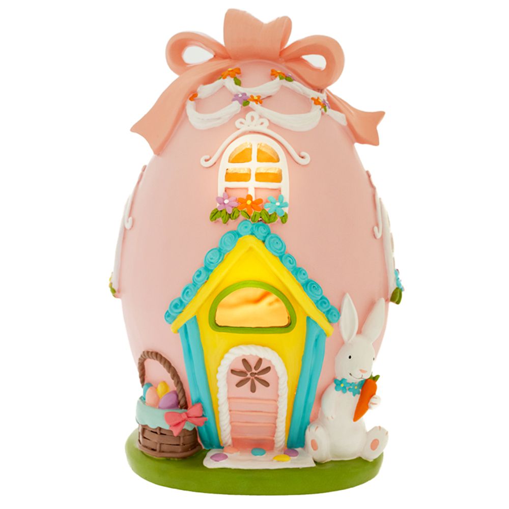 85494 ΑΥΓΟ ΣΠΙΤΙ 22X21X33EK ΜΕ LED ΦΩΣ ΜΠΑΤΑΡΙΑΣ ΠΟΛΥΡΕΖΙΝ - Image 1