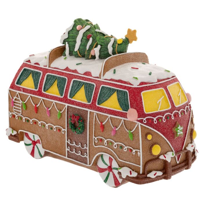 87201 ΚΑΦΕ ΠΟΛΥΡΕΖΙΝ GINGERBREAD ΤΡΟΧΟΣΠΙΤΟ 26Χ12Χ19ΕΚ - Image 1