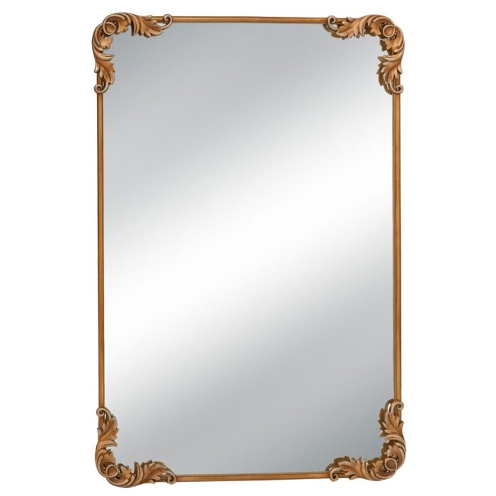 89144 ΧΡΥΣΟΣ ΜΕΤΑΛΛΙΚΟΣ ΟΡΘΟΓΩΝΙΟΣ ΚΑΘΡΕΦΤΗΣ ΤΟΙΧΟΥ 61Χ92ΕΚ - Image 1