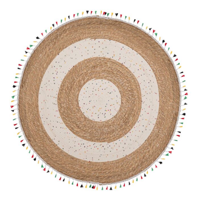 90165 ΧΑΛΙ 120ΕΚ ΣΤΡΟΓΓΥΛΟ ΓΙΟΥΤΑ ΜΕ ΚΡΟΣΙΑ ΠΟΛΥΧΡΩΜΑ - Image 1