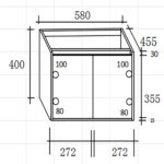 ΣΕΤ ΕΠΙΠΛΟΥ VERA 60cm PLYWOOD χρ.WHITE/SONOMA 9SVER060WHS - Image 3