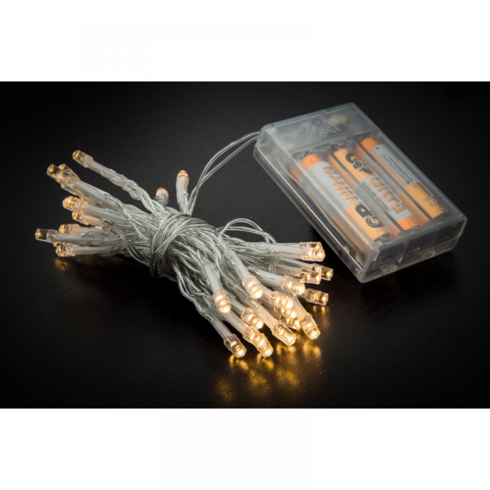 55465 40 LED ΜΠΑΤΑΡΙΑΣ ΔΙΑΦΑΝΟ ΛΕΥΚΟ ΣΤΑΘΕΡΟ 2ΜΕΤΡΑ - Image 1