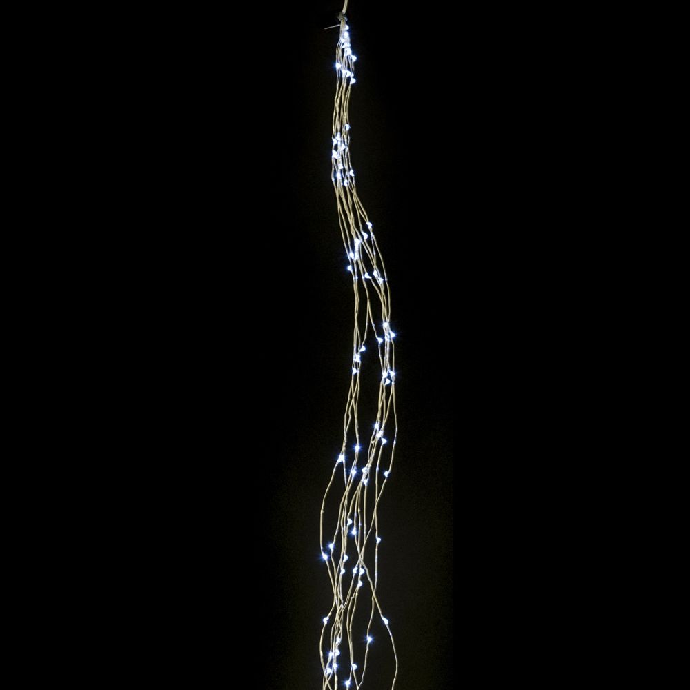 60543 150 MICROLED ΣΥΡΜΑ ΚΑΤΑΡΑΚΤΗΣ ΑΣΗΜΙ ΠΑΓΟΥ 8ΠΡΟΓΡΑΜ 1.5ΜΕΤΡΟ ΕΣΩΤ AND ΕΞΩΤ ΧΩΡΟΥ - Image 1