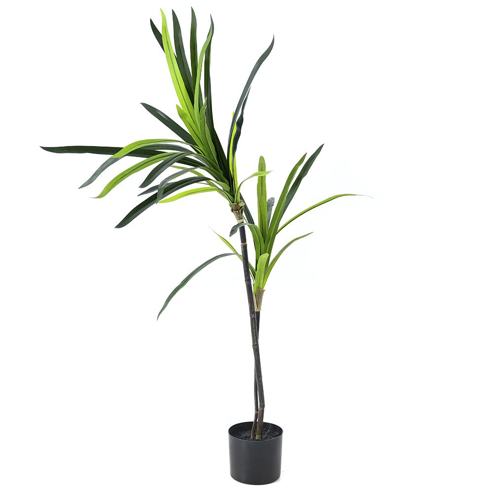 77031 ΤΕΧΝΗΤΟ ΔΕΝΤΡΟ ΔΡΑΚΑΙΝΑ 125 ΕΚ ΣΕ ΜΑΥΡΗ ΠΛΑΣΤΙΚΗ ΓΛΑΣΤΡΑ - Image 1