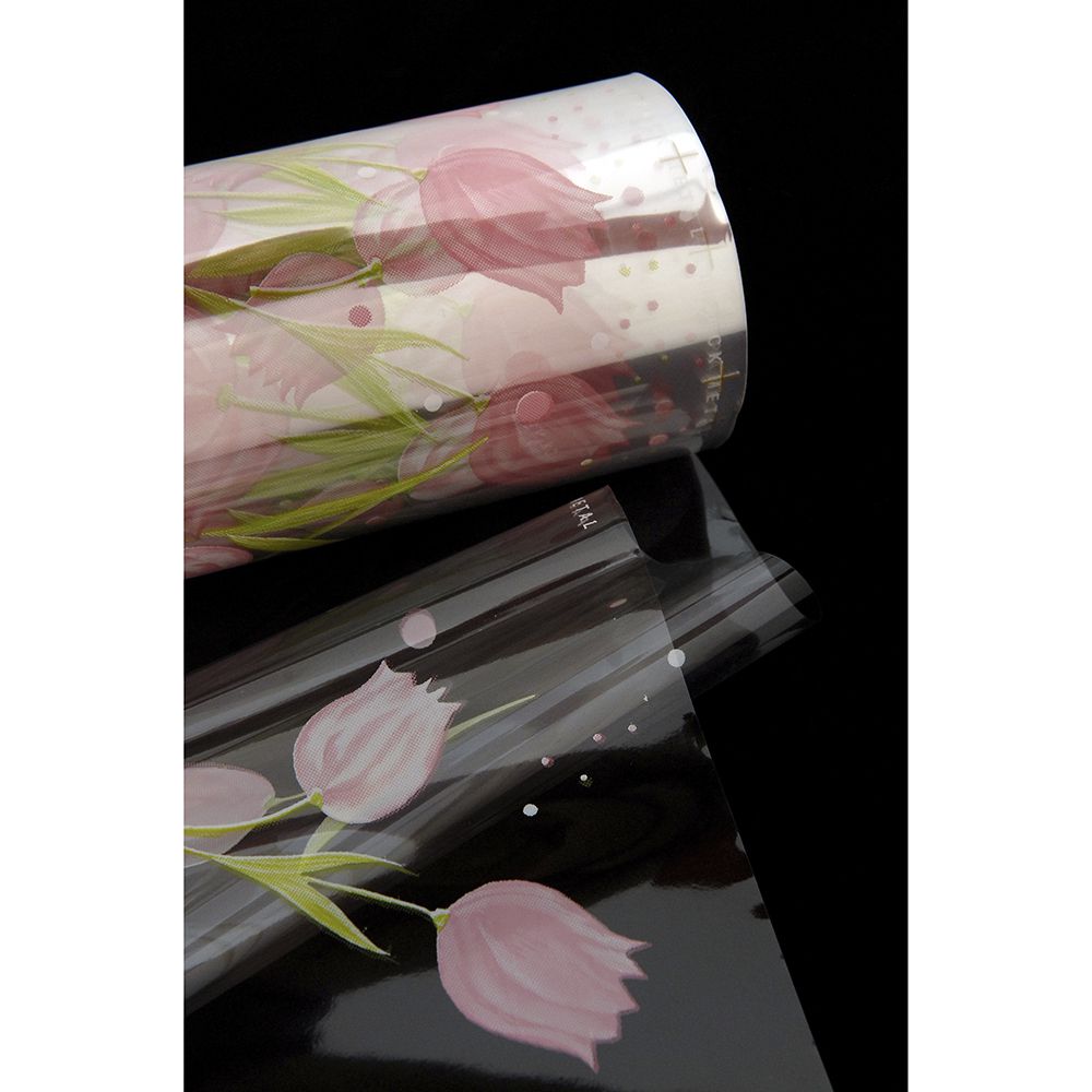 80528 ΣΕΛΟΦΑΝ 80εκ Χ 50Μ ΤΟΥΛΙΠΑ ΡΟΖ - Image 1