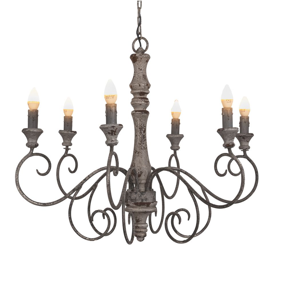 88153 VINTAGE ΠΟΛΥΕΛΑΙΟΣ ΜΕ 6 ΛΑΜΠΕΣ Φ85Χ68ΕΚ - Image 1