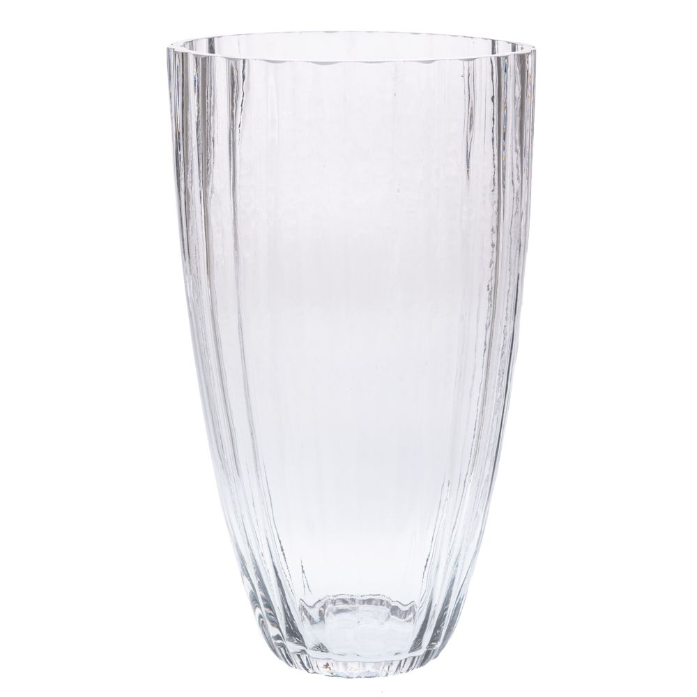 89248 ΓΥΑΛΙΝΟ ΔΙΑΦΑΝΟ ΒΑΖΟ ΡΙΓΕ Φ 17Χ30 ΕΚ - Image 1