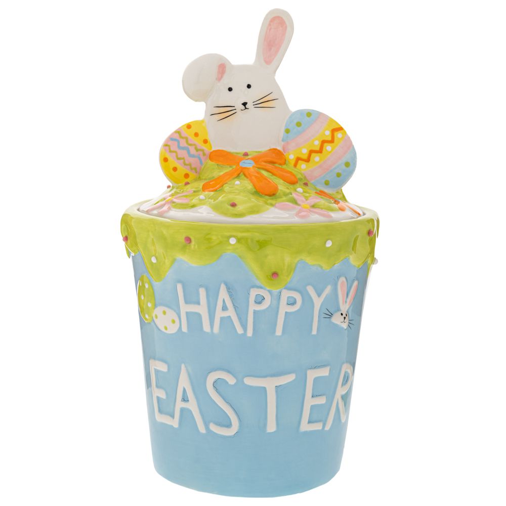 89261 ΜΠΛΕ ΚΕΡΑΜΙΚΗ ΜΠΙΣΚΟΤΙΕΡΑ ΜΕ ΛΑΓΟ 18Χ18Χ32ΕΚ - Image 1