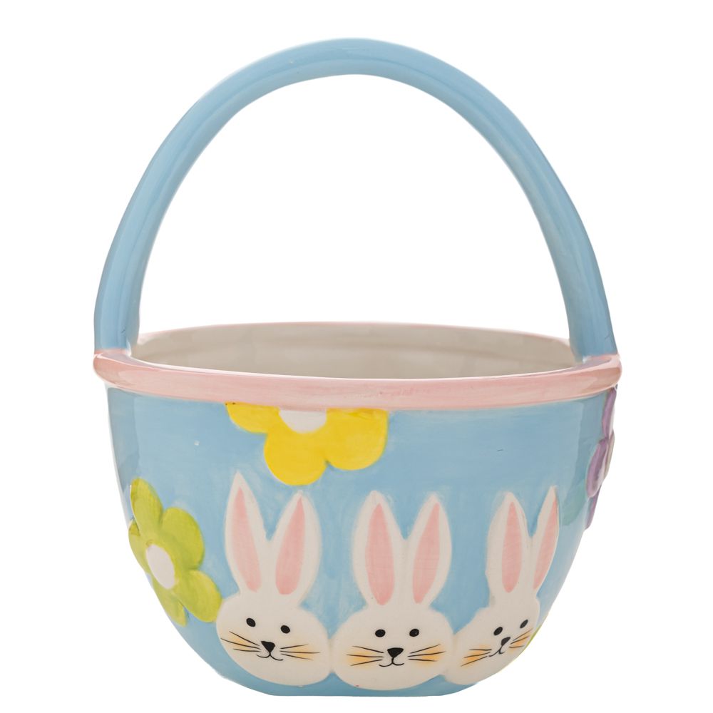 89269 ΜΠΛΕ ΚΕΡΑΜΙΚΟ ΚΑΛΑΘΙ 15Χ15Χ19 ΕΚ ΜΕ ΧΕΡΙ - Image 1