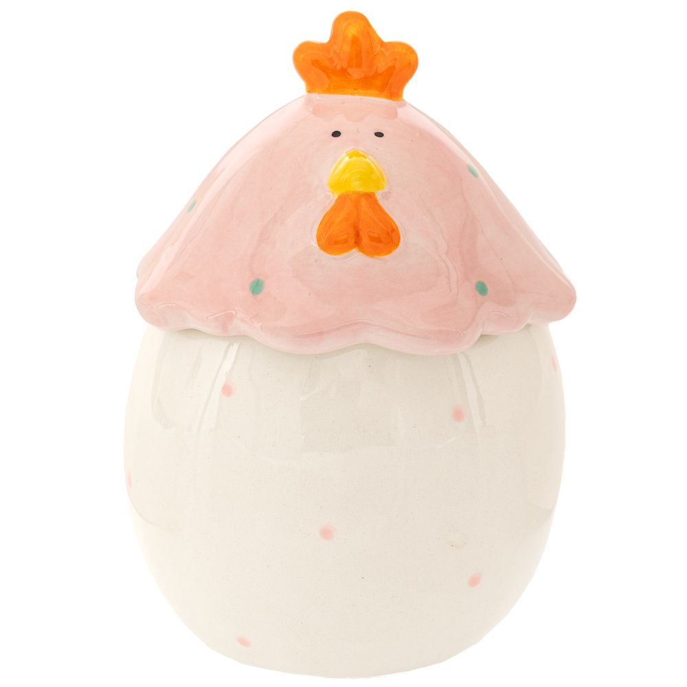 89366 ΡΟΖ ΚΕΡΑΜΙΚΗ KOTA ΜΕ ΚΑΠΑΚΙ 9Χ9Χ13ΕΚ - Image 1