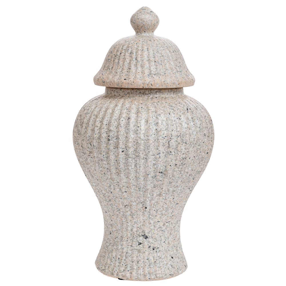 90071 ΚΕΡΑΜΙΚΟ ΒΑΖΟ ΜΕ ΚΑΠΑΚΙ 18Χ18Χ42ΕΚ - Image 1