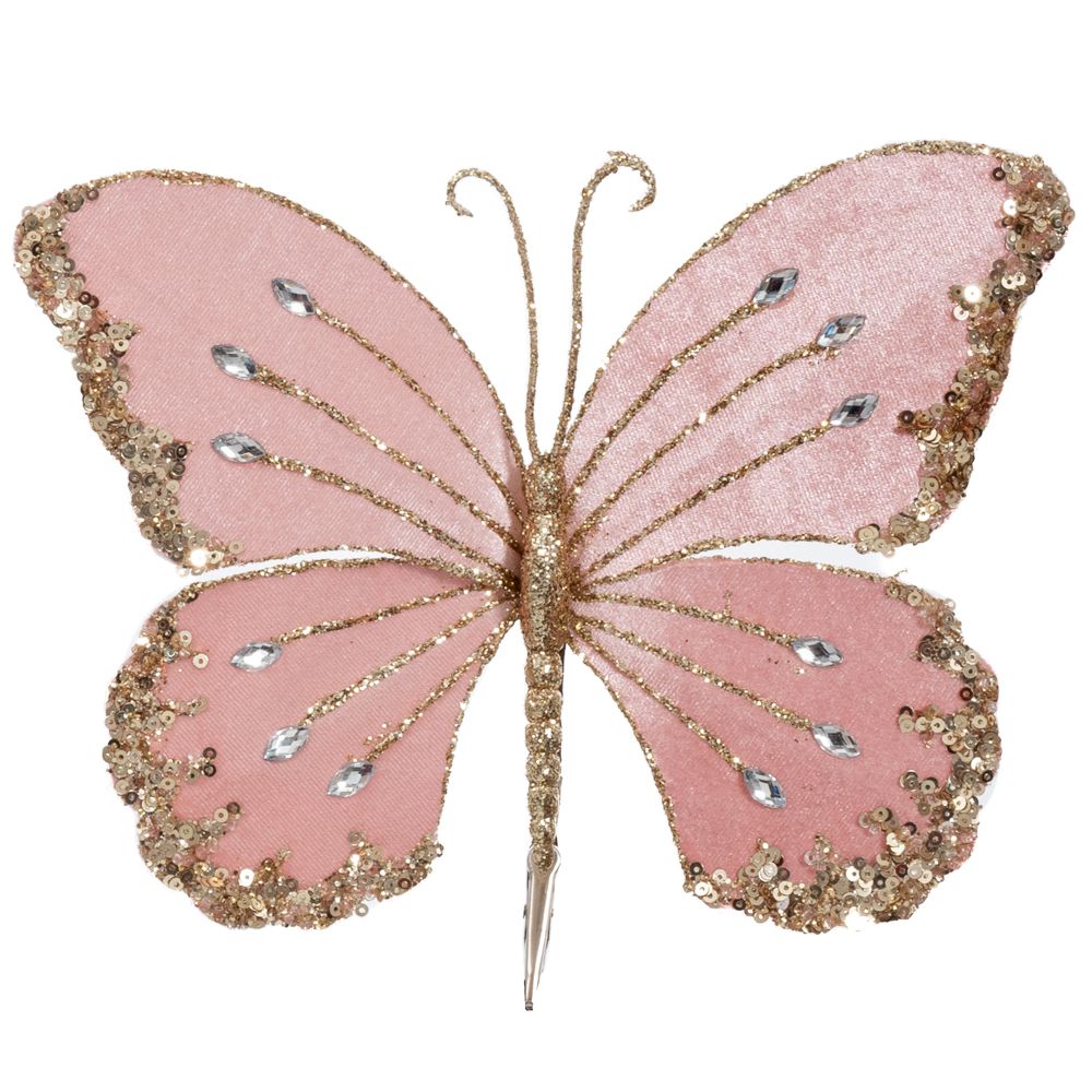 90431 ΡΟΖ ΒΕΛΟΥΔΙΝΗ ΠΕΤΑΛΟΥΔΑ ΜΕ CLIP 23X20EK - Image 1