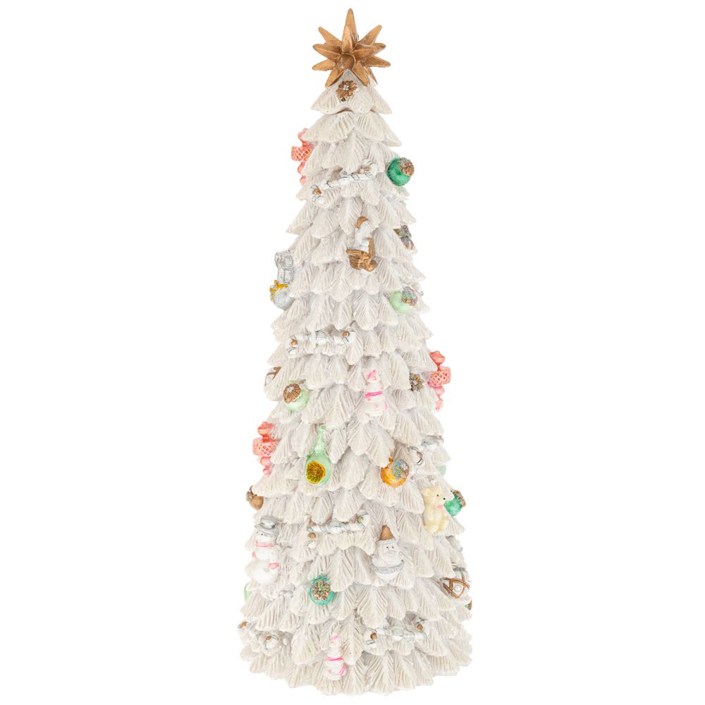 90504 ΧΙΟΝΙΣΜΕΝΟ ΠΟΛΥΡΕΖΙΝ ΚΟΥΡΔΙΣΤΟ ΔΕΝΤΡΟ ΜΕ ΜΟΥΣΙΚΗ ΚΑΙ ΚΙΝΗΣΗ 11Χ11Χ30ΕΚ - Image 1