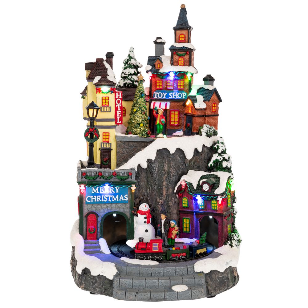 90751 ΦΩΤΙΖΟΜΕΝΟ ΧΩΡΙΟ ΜΕ ΤΡΕΝΟ ΠΟΥ ΚΙΝΕΙΤΑΙ 22Χ22Χ35,5ΕΚ ΡΕΥΜΑΤΟΣ - Image 1