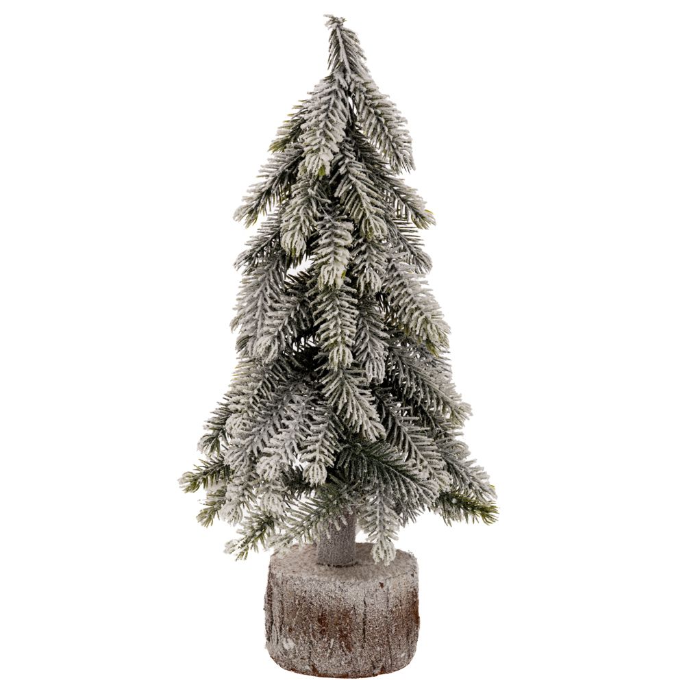 90862 ΧΙΟΝΙΣΜΕΝΟ ΠΡΑΣΙΝΟ ΔΕΝΤΡΑΚΙ ΣΕ ΞΥΛΙΝΗ ΒΑΣΗ 27ΕΚ - Image 1