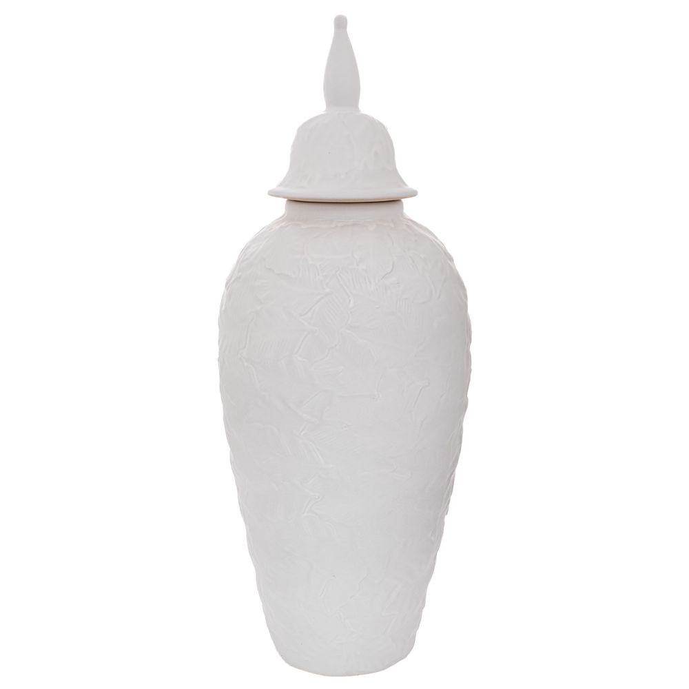 91514 ΛΕΥΚΟ ΚΕΡΑΜΙΚΟ ΒΑΖΟ ΜΕ ΚΑΠΑΚΙ 17Χ44ΕΚ - Image 1