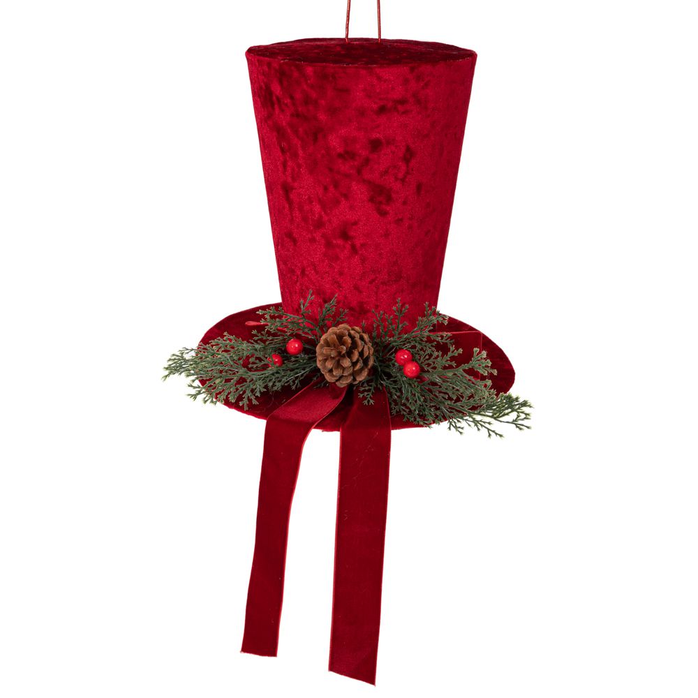 91714 ΚΟΚΚΙΝΟ ΒΕΛΟΥΔΙΝΟ ΚΑΠΕΛΟ Φ27(18)Χ27ΕΚ - Image 1