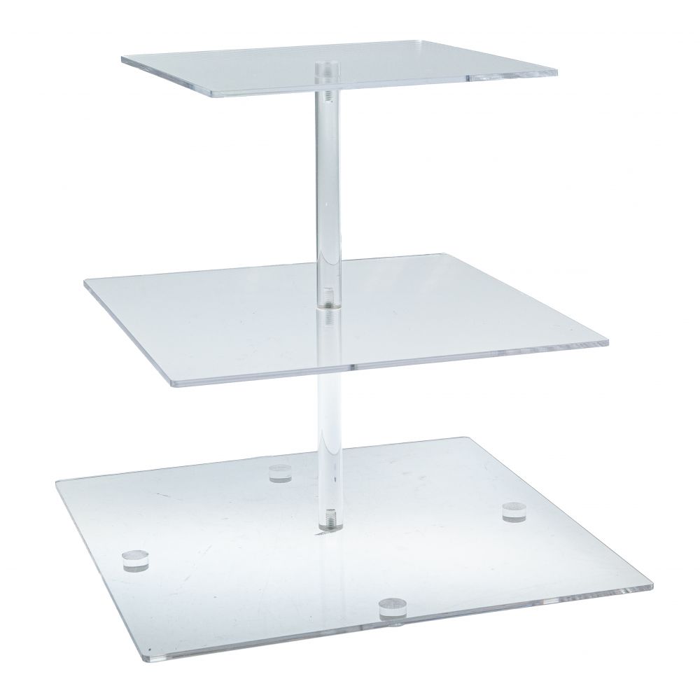 91765 ΔΙΑΦΑΝΟ ΑΚΡΥΛΙΚΟ ΤΕΤΡΑΓΩΝΟ ΤΡΙΩΡΟΦΟ ΠΛΑΤΟ 24 30 35Χ35ΕΚ - Image 1