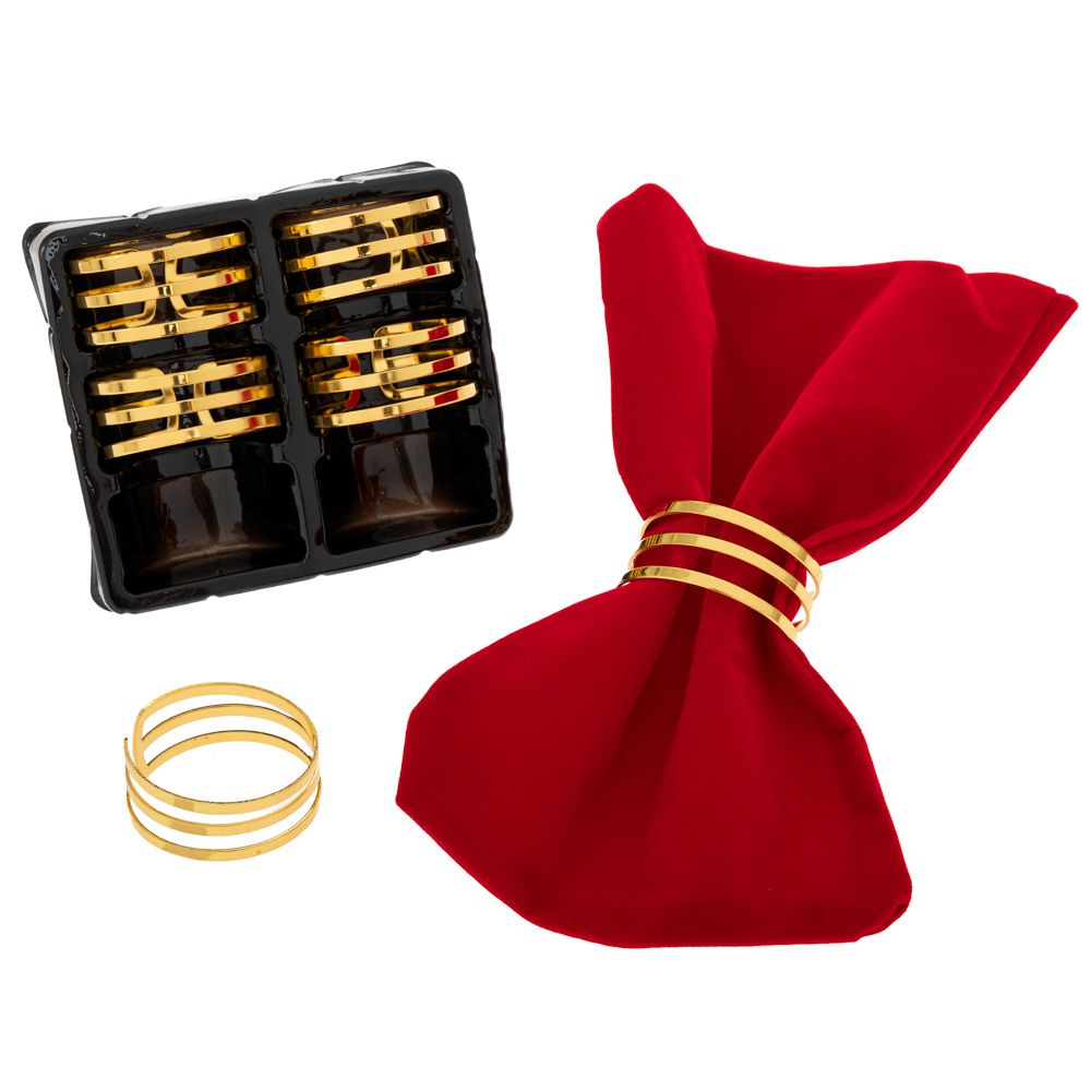 91831 ΣΕΤ 6 ΧΡΥΣΑ ΔΑΧΤΥΛΙΔΙΑ ΠΕΤΣΕΤΑΣ ΚΡΙΚΟΣ - Image 1