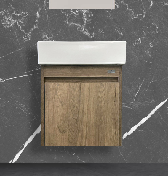 Karen-45-brown Σετ Πάγκου KAREN 45cm χρ.BROWN S3BKAR045BRO - Image 1