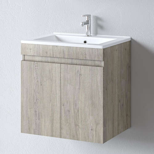 Omega_Beige_oak_60_base-1 Πάγκος OMEGA BEIGE OAK 60 S3BOM060BO0 57x44x60, Νιπτήρας 60x45 - Image 1