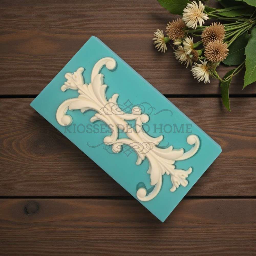 Silicone Mold Καλούπι σιλικόνης 61-01-1273 GREEN DIAMONDS COLLECTION 01 Καλούπι Σιλικόνης Vintage 11x21cm Green Diamonds - Image 1