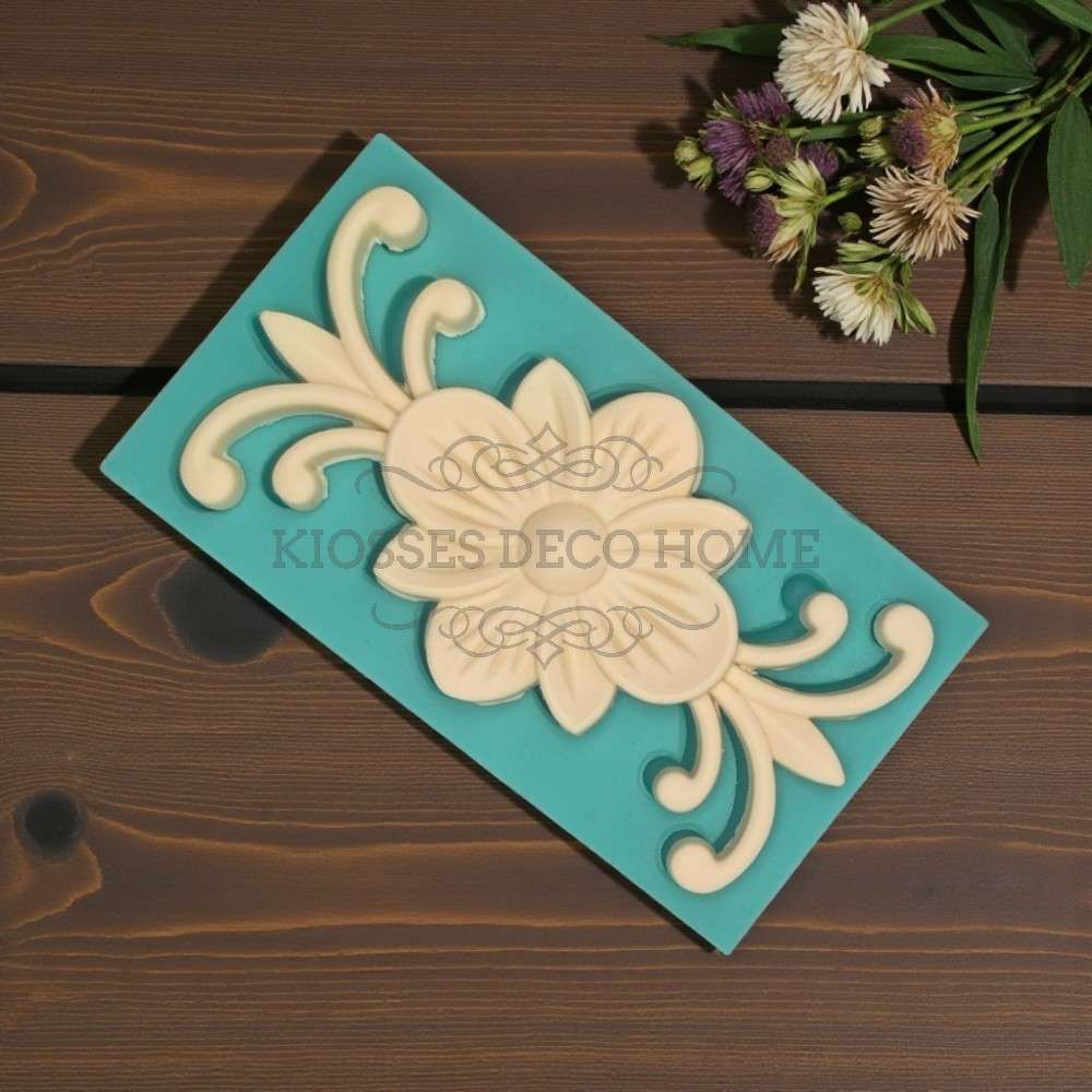 Silicone Mold Καλούπι σιλικόνης 61-01-1274 GREEN DIAMONDS COLLECTION 01 Καλούπι Σιλικόνης Vintage 9x16cm Green Diamonds - Image 1