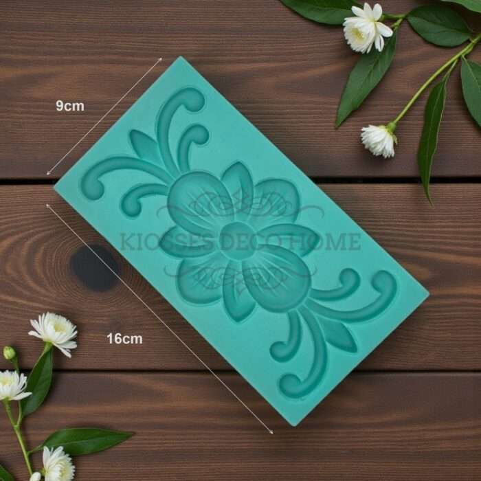 Καλούπι Σιλικόνης Vintage 9x16cm Green Diamonds - Image 2