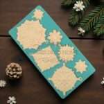 Καλούπι Σιλικόνης Christmas Snowflakes 13x25cm Green Diamonds