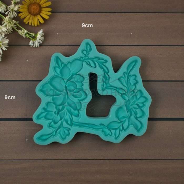 Καλούπι Σιλικόνης Flower Blossoms 9x9cm Green Diamonds - Image 2