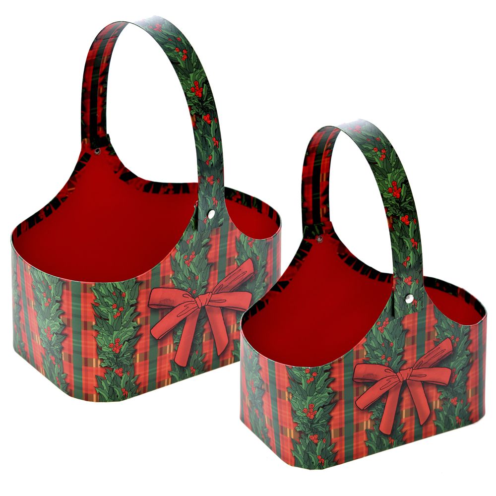 73410 ΧΑΡΤΙΝΟ ΚΑΛΑΘΙ ΣΕΤ 2 ΠΡΑΣΙΝΟ ΜΕ ΦΙΟΓΚΟ - Image 1