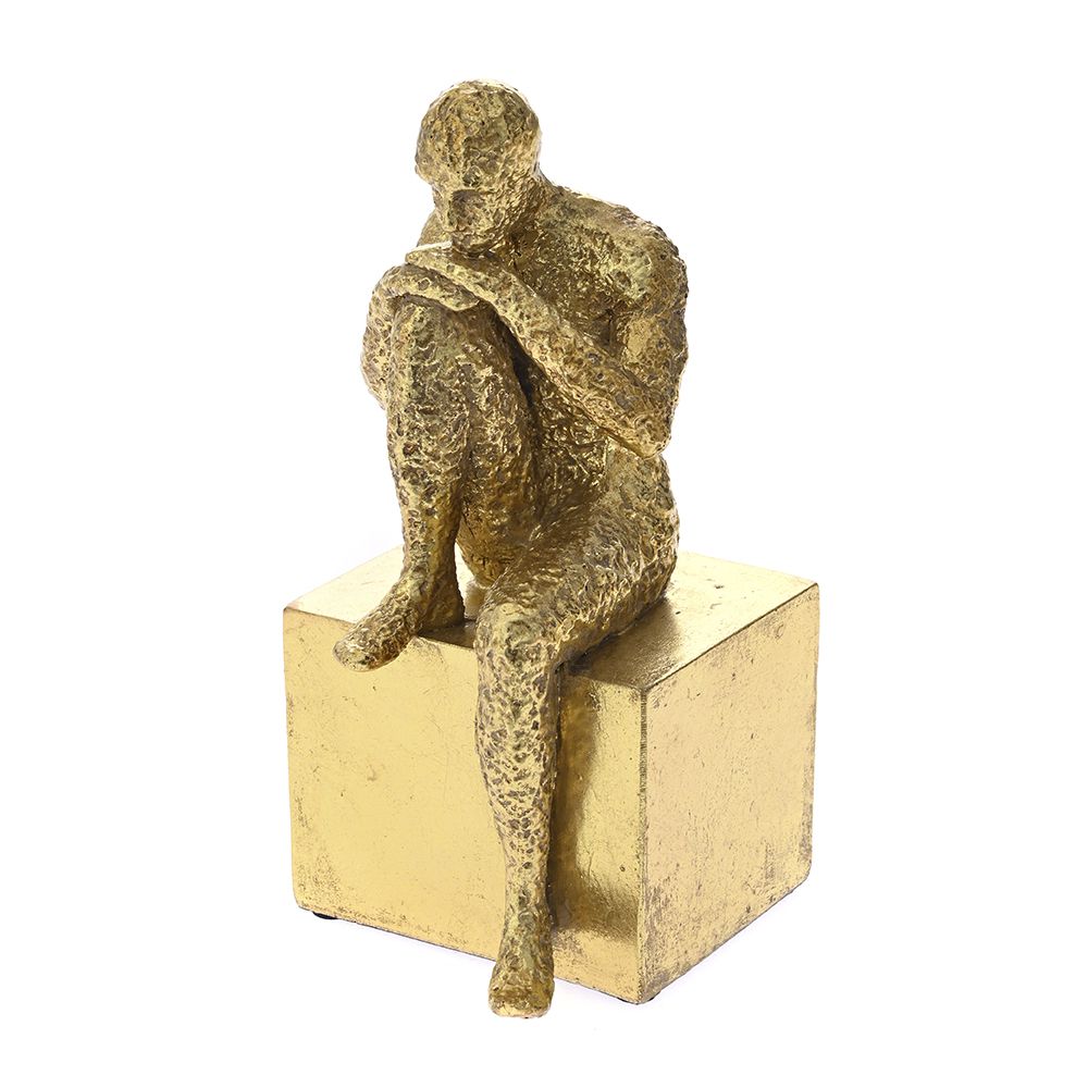 77763 ΧΡΥΣΗ ΠΟΛΥΡΕΖΙΝ ΚΑΘΙΣΤΗ ΑΝΔΡΙΚΗ ΦΙΓΟΥΡΑ 10Χ12Χ22 ΕΚ - Image 1