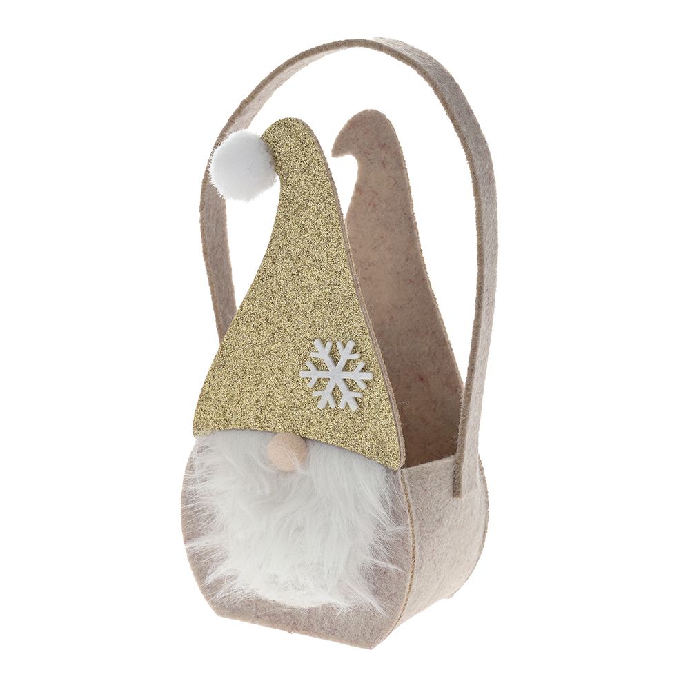 79482 ΧΡΥΣΟ ΤΣΟΧΙΝΟ ΚΑΛΑΘΙ GNOME 19.5Χ6.5Χ18.5ΕΚ - Image 1