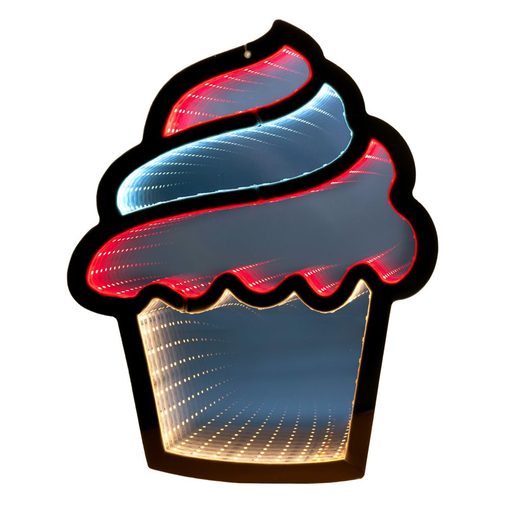 85895 INFINITY ΦΩΤΙΖΟΜΕΝΟ ΚΡΕΜΑΣΤΟ CUPCAKE 30Χ36ΕΚ ΔΙΠΛΗΣ ΟΨΗΣ - Image 1