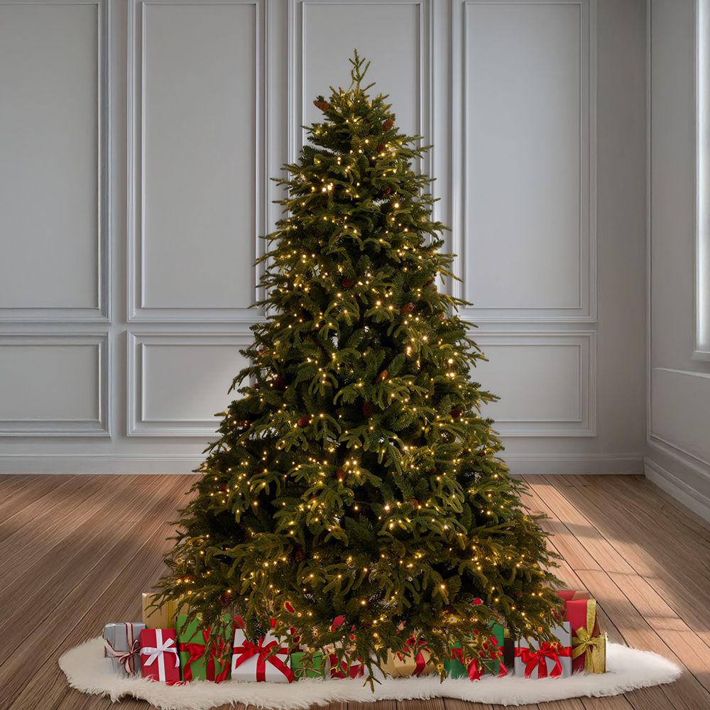 90548 ΔΕΝΔΡΟ PRE LIT FRANKLIN FIR 210ΕΚ ΜΕ 1500 RGB LED ΛΕΥΚΑ AND ΠΟΛΥΧΡΩΜΑ ΛΑΜΠΑΚΙΑ - Image 1