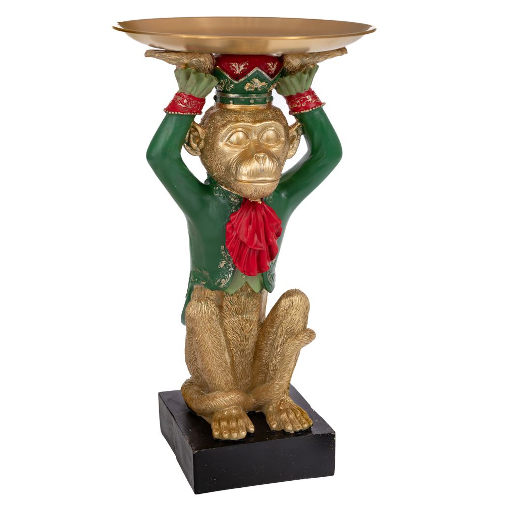 91757 ΧΡΥΣΗ ΠΟΛΥΡΕΖΙΝ ΜΑΙΜΟΥ ΜΕ ΠΡΑΣΙΝΟ ΚΟΣΤΟΥΜΙ ΚΑΙ ΔΙΣΚΟ ΣΤΑ ΧΕΡΙΑ 23Χ23Χ36ΕΚ - Image 1