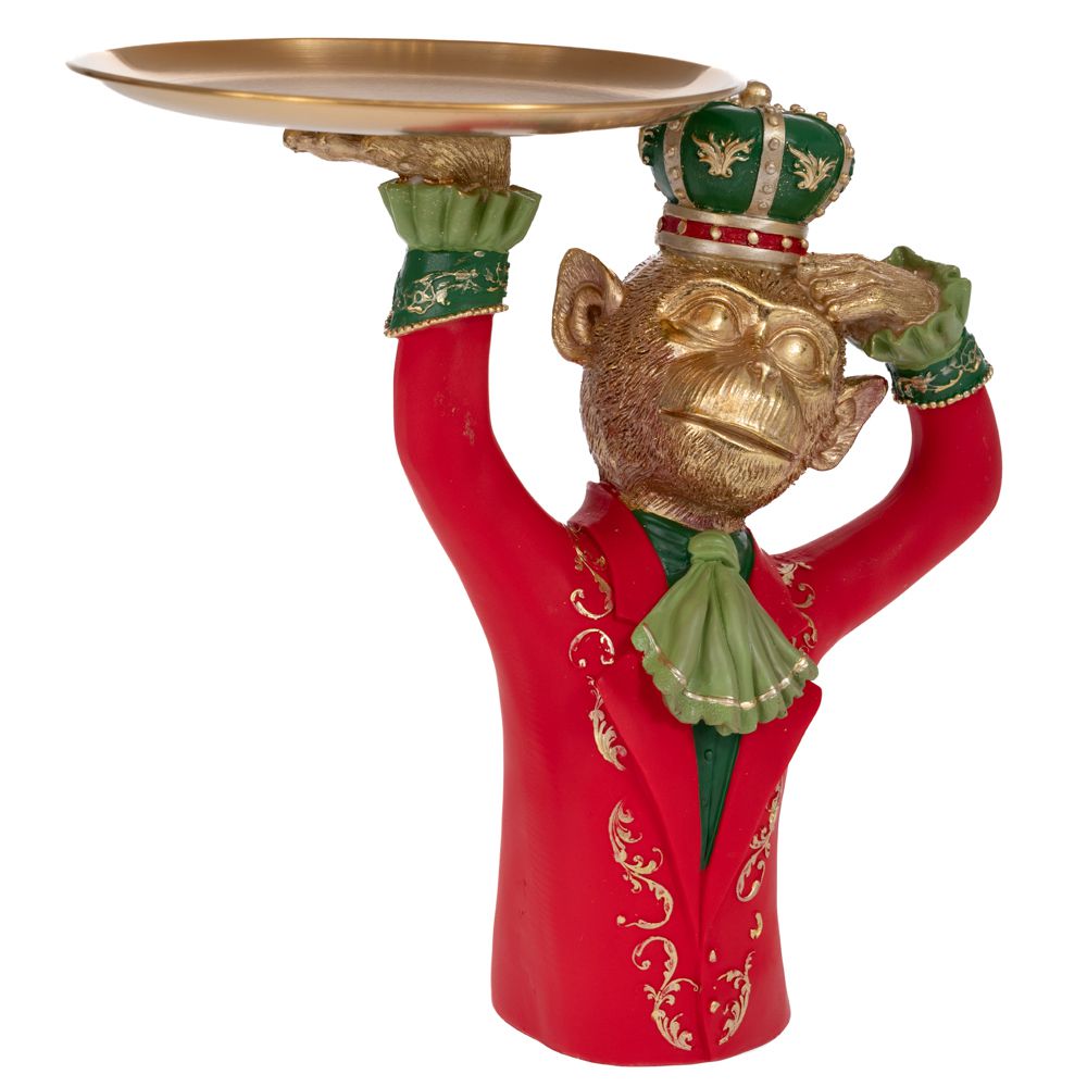 91758 ΧΡΥΣΗ ΠΟΛΥΡΕΖΙΝ ΜΑΙΜΟΥ ΜΕ ΚΟΚΚΙΝΟ ΚΟΣΤΟΥΜΙ ΚΑΙ ΔΙΣΚΟ ΣΤΟ ΧΕΡΙ 27Χ22Χ27ΕΚ 20,5ΕΚ - Image 1