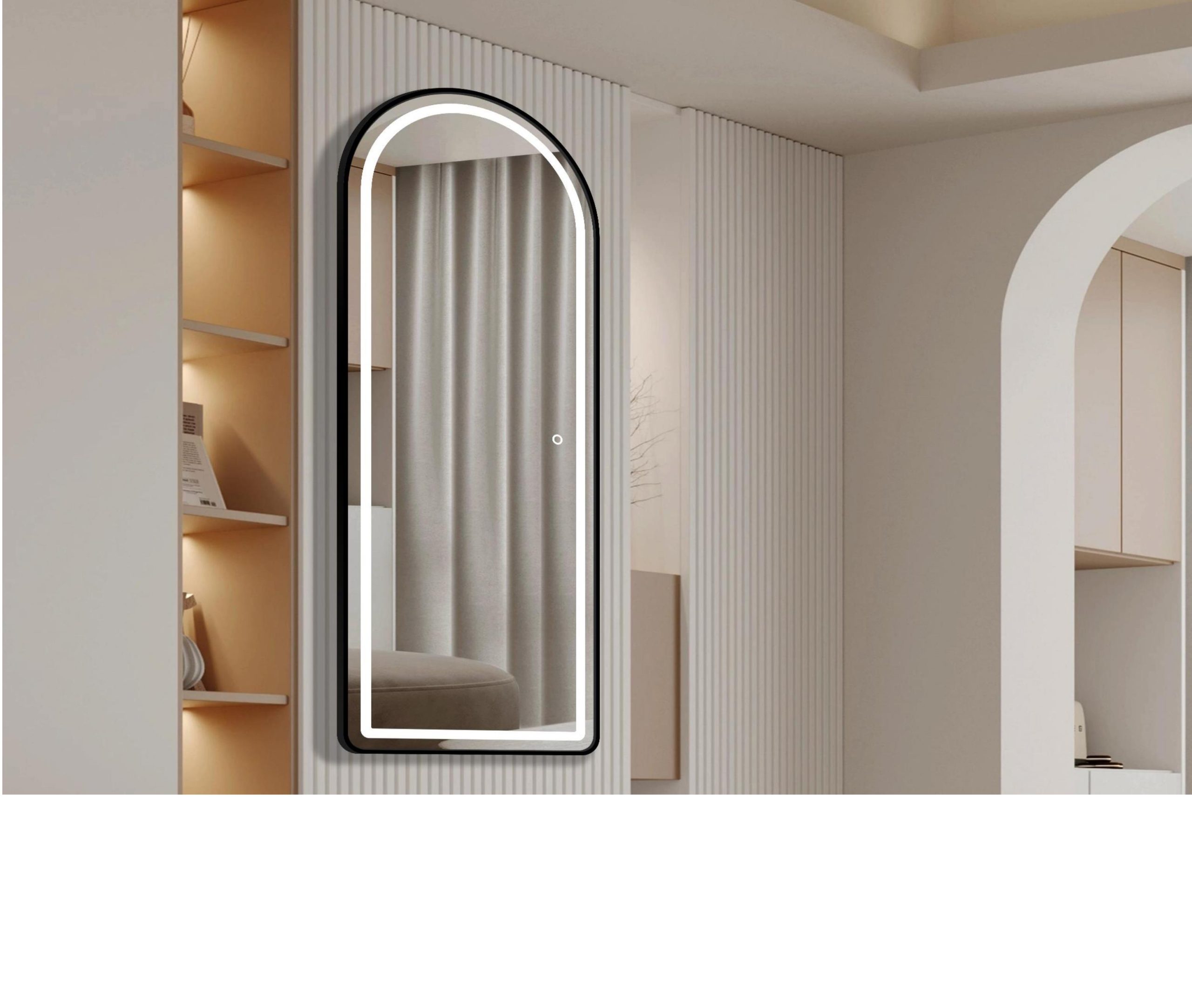 F-03_1-scaled Καθρέφτης LED Τοίχου F-03 60x160cm κωδ. 0762-F-03 - Image 1