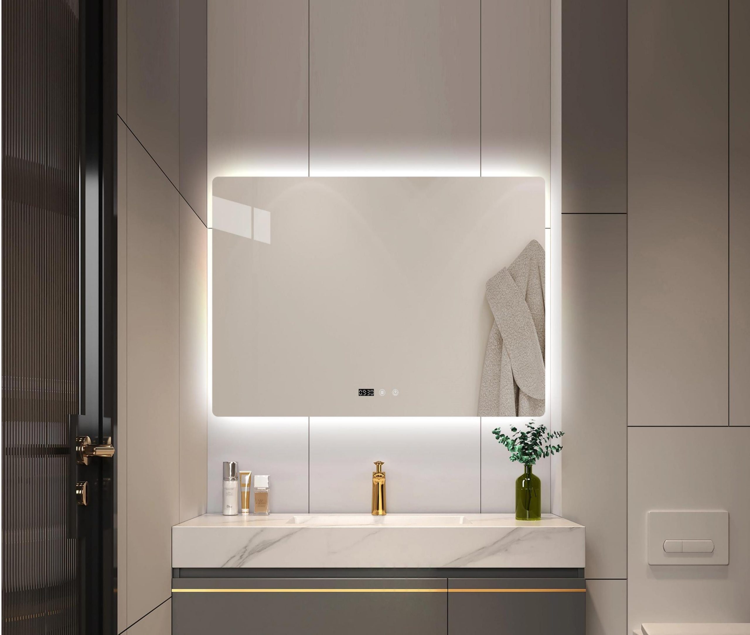 L-03_1-scaled Καθρέφτης LED L-03 120x100cm κωδ. 0762-L-03 - Image 1